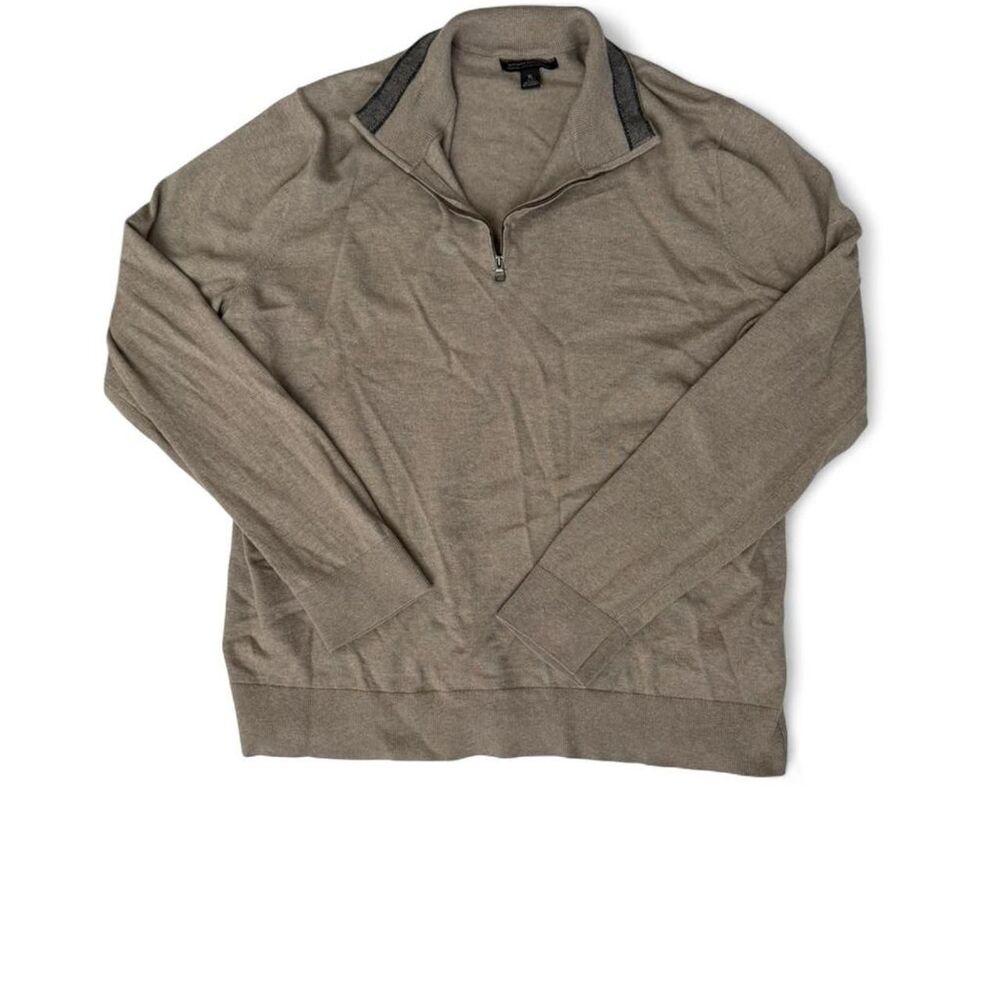 Banana Republic Premium Cotton Cashmere Taupe Size XL